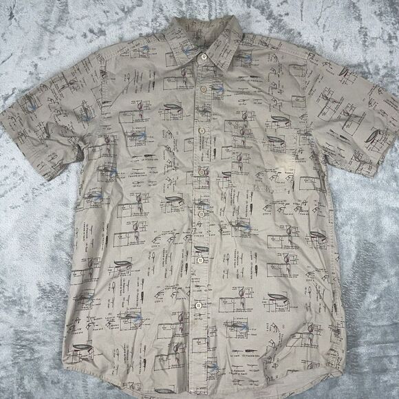 Isle of Palms PANAMA JACK S/S SHIRT M Fly‎ Fishing LURE DESIGN Cotton *read - Picture 1 of 8